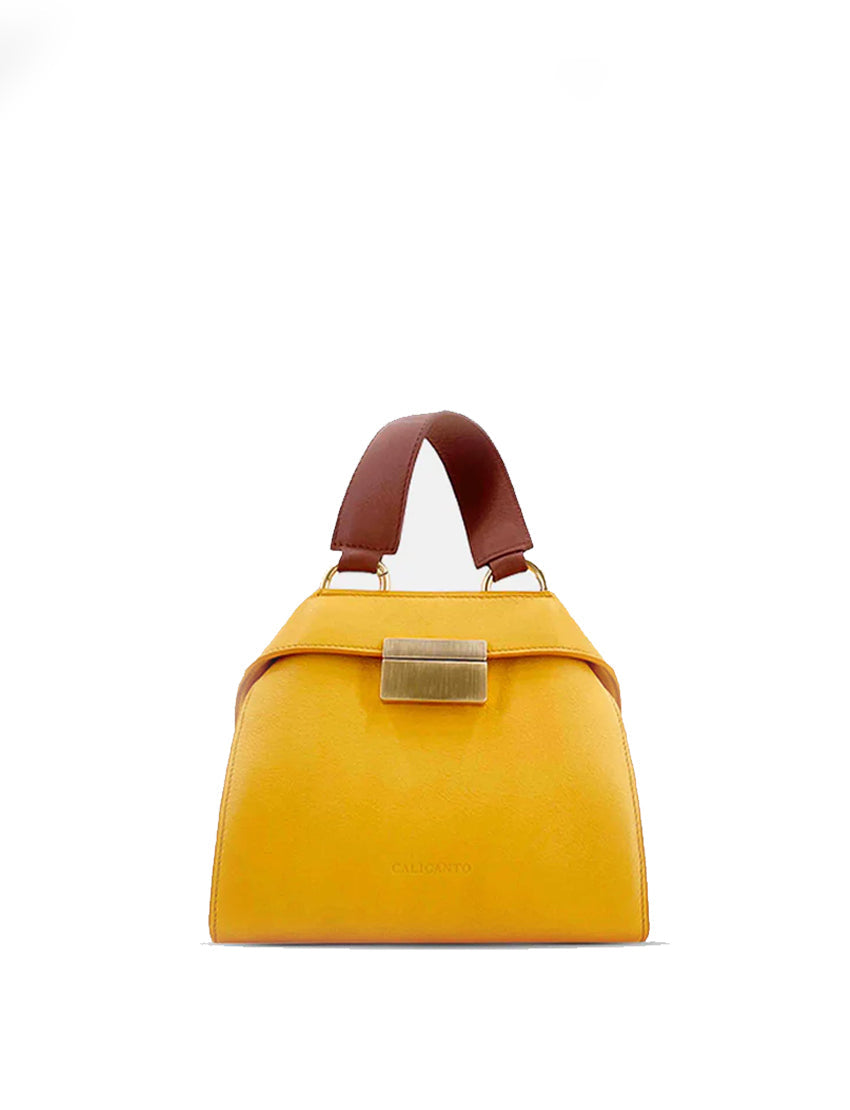 Twisted Top-Handle Satchel