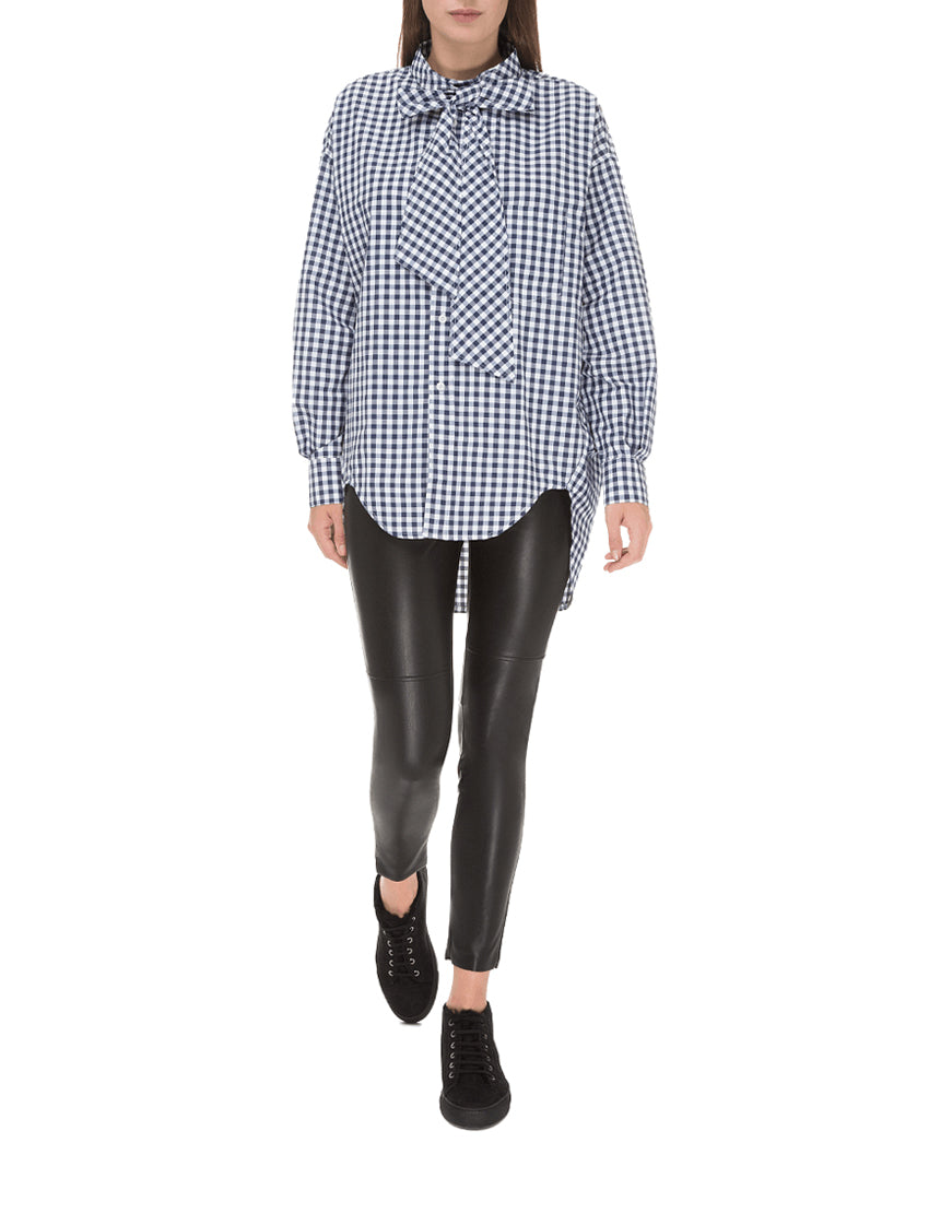 Women's Long Sleeve Bow Blouse